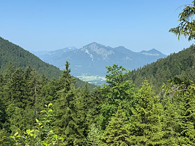 ...und wir genießen erste Ausblicke