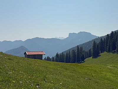 Blick zu Hörndlwand und Gurnwandkopf