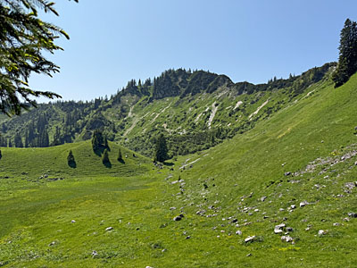 Blick zum Hochsattel