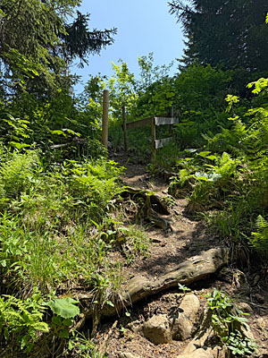 Nach einem Durchlass...