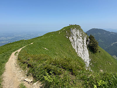 ...und besuchen vom Hauptgipfel den Ostgipfel...