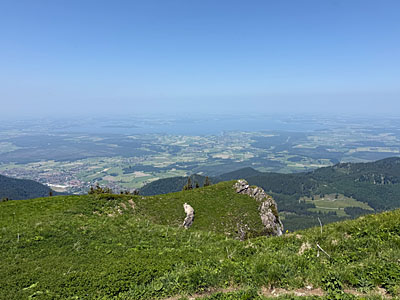 Blick auf den Chiemsee...