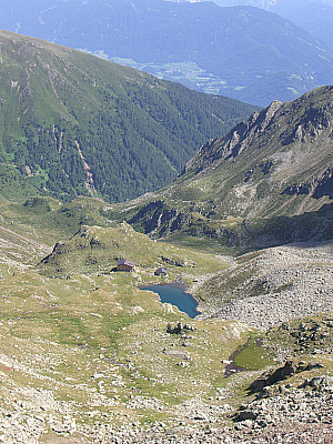 Tiefblick zum Tiefrastensee