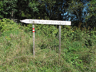 Hier beginnt der Musikwanderweg