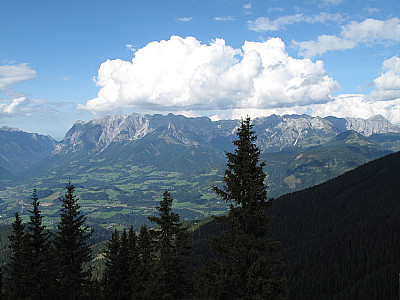 Blick zum Tennengebirge, ...