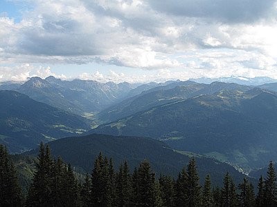 Blick zu den Hohen Tauern, ...