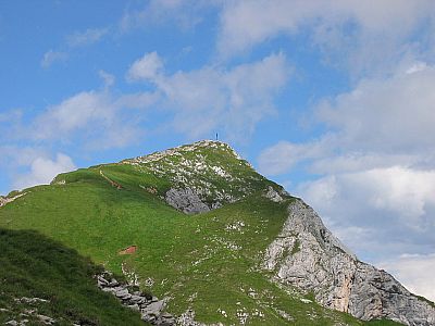Blick zurück zum Hochiss