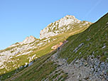 Nun streben wir auf die Hochiss zu