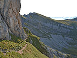 Blick zurück zum Quergang