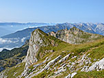 Blick über den Dalfazkamm zum Karwendel
