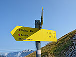 Wir schlagen den Weg Richtung Dalfazalm ein...