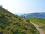 Der Weg wendet sich langsam nach Süden...