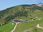 Blick zurück zur Dalfazalm...
