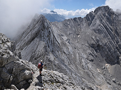 Beeindruckend: Der Blick auf die Ofentalscharte