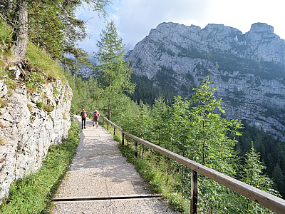 So gemütlich werden wir morgen nicht mehr unterwegs sein