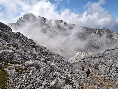 Wir steigen weiter nach Norden ab
