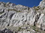 Noch einmal werden unsere Kletterkünste auf die Probe gestellt