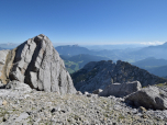 Der Blick am Rotpalfen vorbei zur Schärtenspitze