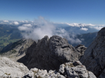 Die Blaueisspitze ist nun schon deutlich unter uns