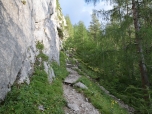 An der Westflanke des Steinbergs steigen wir weiter auf