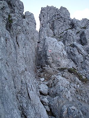 Kurze Leiternpassage