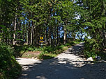 ...zum Abzweig nahe der Bergstation
