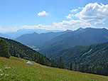 Blick zum Kaisergebirge und zum Geigelstein