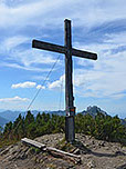 Das Gipfelkreuz wurde von Carsten Lewerentz geschaffen 