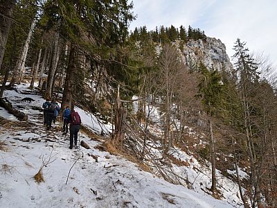 Hinter dem Teufelsstein folgen wir wieder dem Grat