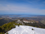 Der Blick auf den Chiemsee