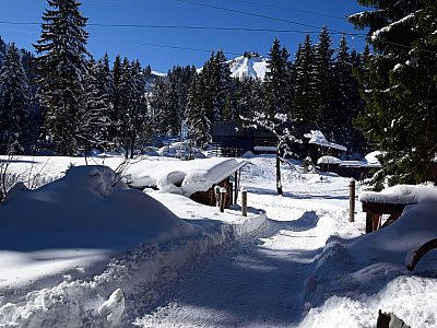 Die Buchsteinhütte ist in Sicht