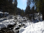 Romantische Winterstimmung am Schwarzenbach