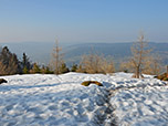 Blick Richtung Norden, leider ist es sehr diesig
