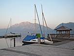Bootsanlegestelle in Unterach