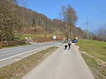 Wir folgen kurz der Bundesstraße...