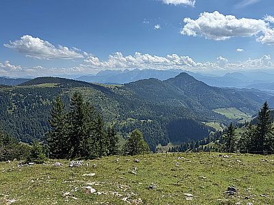 Blick auf das Kaisergebirge
