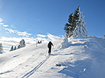 Wir folgen dem Kammverlauf Richtung Gipfel