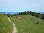 Blick zurück zur Ebersberger Alm