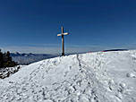 Das Gipfelkreuz der Hochries