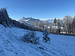 Ein erster Blick zu Kitzstein, Geuberg und Wasserwand