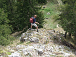 Abstieg von der Rampoldplatte