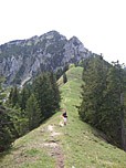 Der Verbindungsrücken zur Hochsalwand