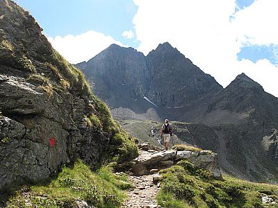 Wir wandern auf den Prijakt zu