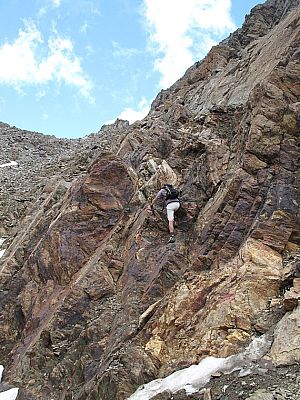 Kurze Klettereinlage
