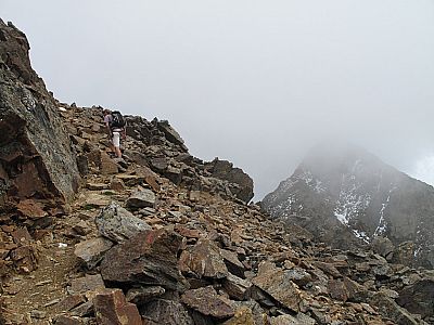 ...folgt eine sandige Querung