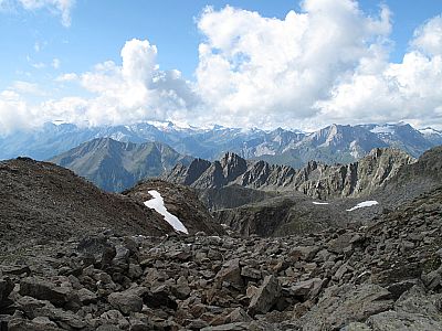 Ein letzter Ausblick von der Staniskascharte nach Norden...