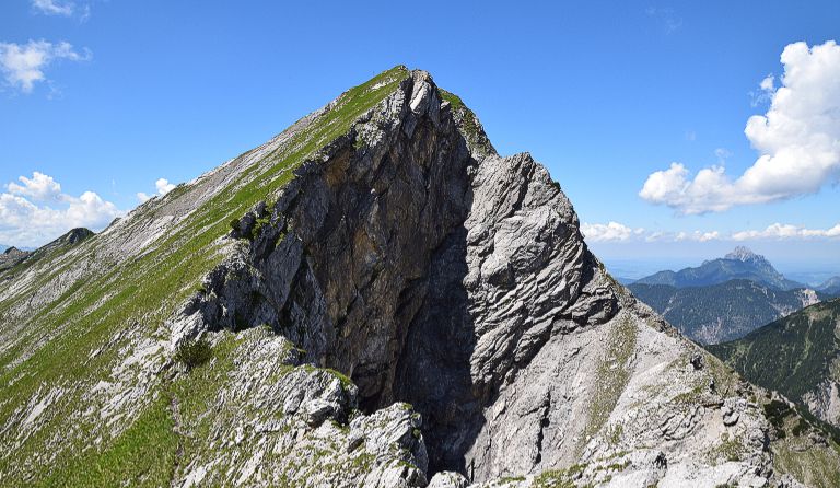 Hochschrutte (2247 m), Pitzenegg (2174 m), zwei Spitzen des Plattbergs