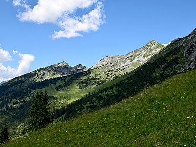 Rechts im Bild das Pitzenegg