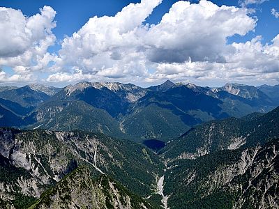 ... und wenige Minuten später können wir die Aussicht nach Norden genießen.