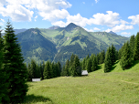 Im Süden ist schön die Bleispitze zu sehen